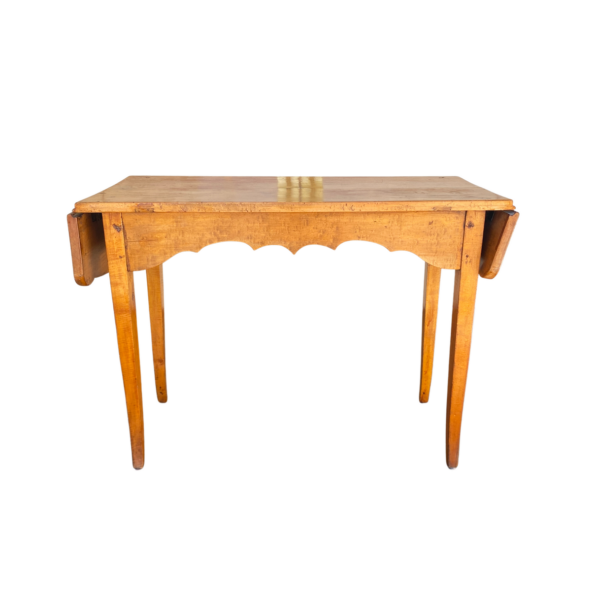 18th C. Maple Drop-Side Console Table