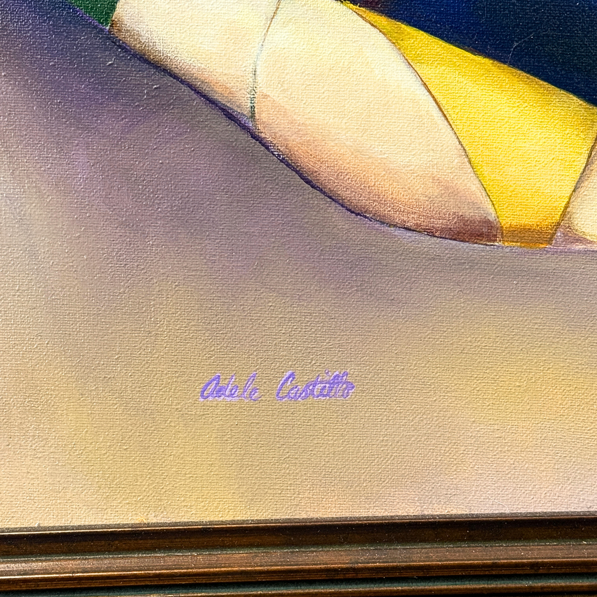 "Dogs" Oil on Canvas by Adele Castillo, 2009
