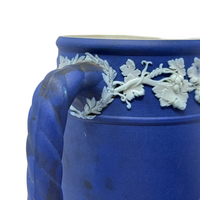 Wedgwood Jasperware Dark Blue Trojan 2pc Pitcher Set