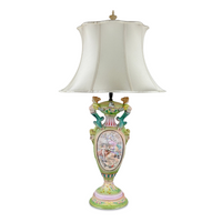 Ardalt-Lenwile Bisque Porcelain Urn Lamp, ca. 1945