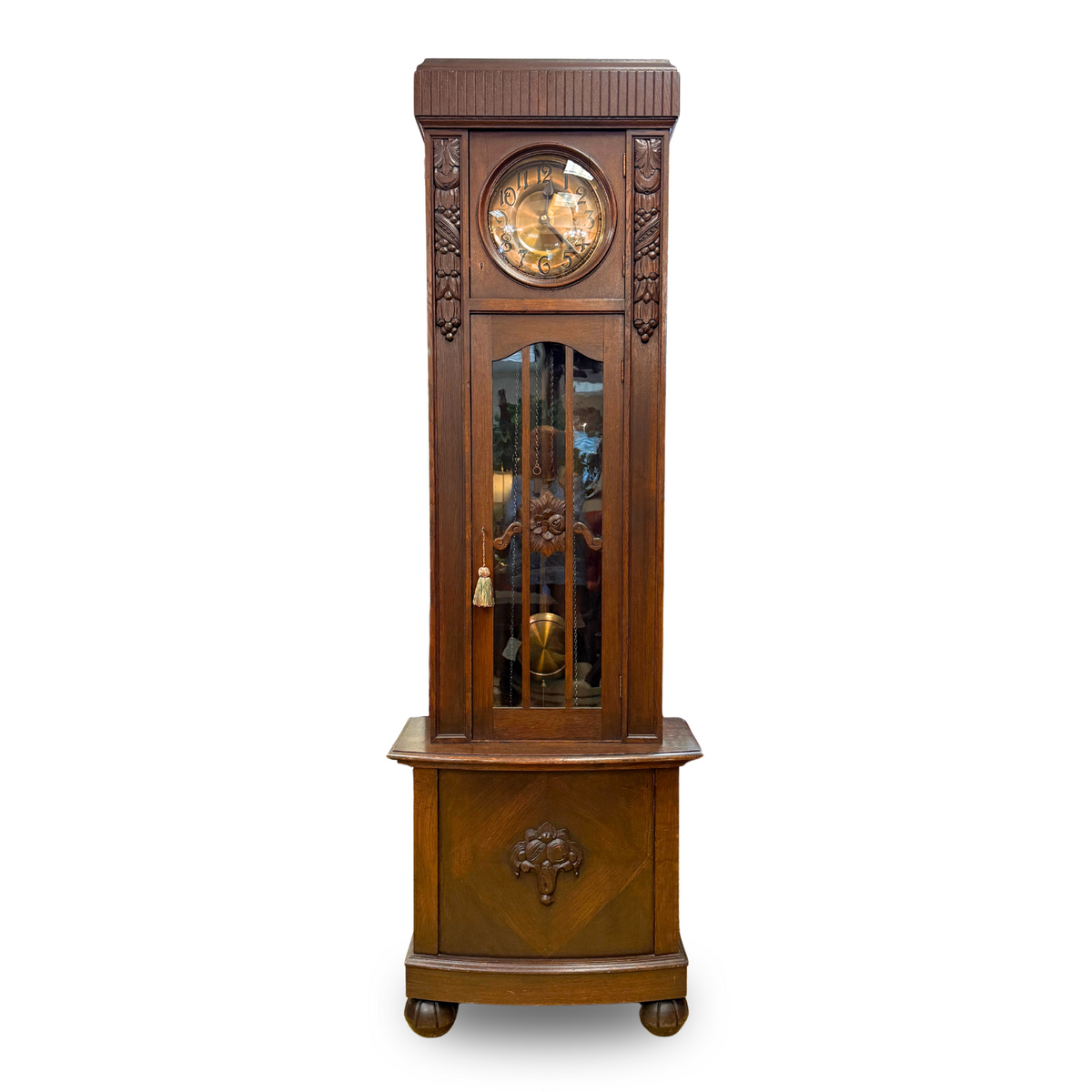 Antique German Art Deco Grandfather Clock