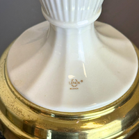 Lenox Porcelain & Brass Petite Table Lamp