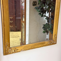 Antique Italian Gilt Rosette Pier Mirror