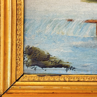 Oil on Canvas River Landscapes by Brielmayer (Pair), 1894