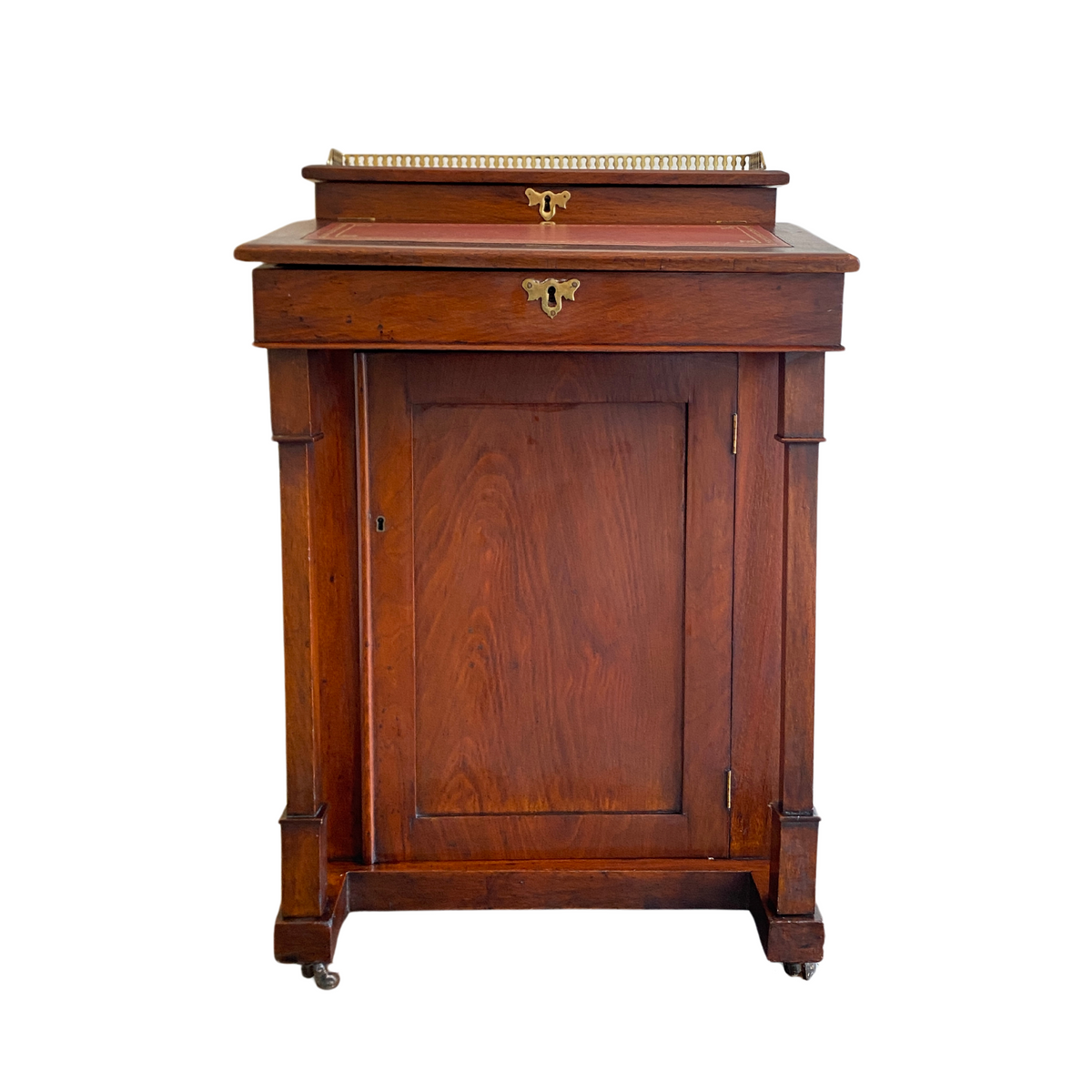 19th Century Walnut Davenport Desk