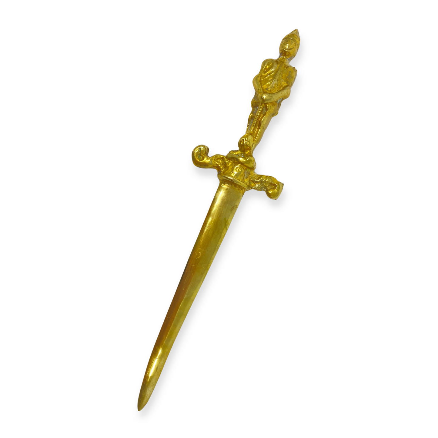 Solid Brass Medieval Soldier Letter Opener