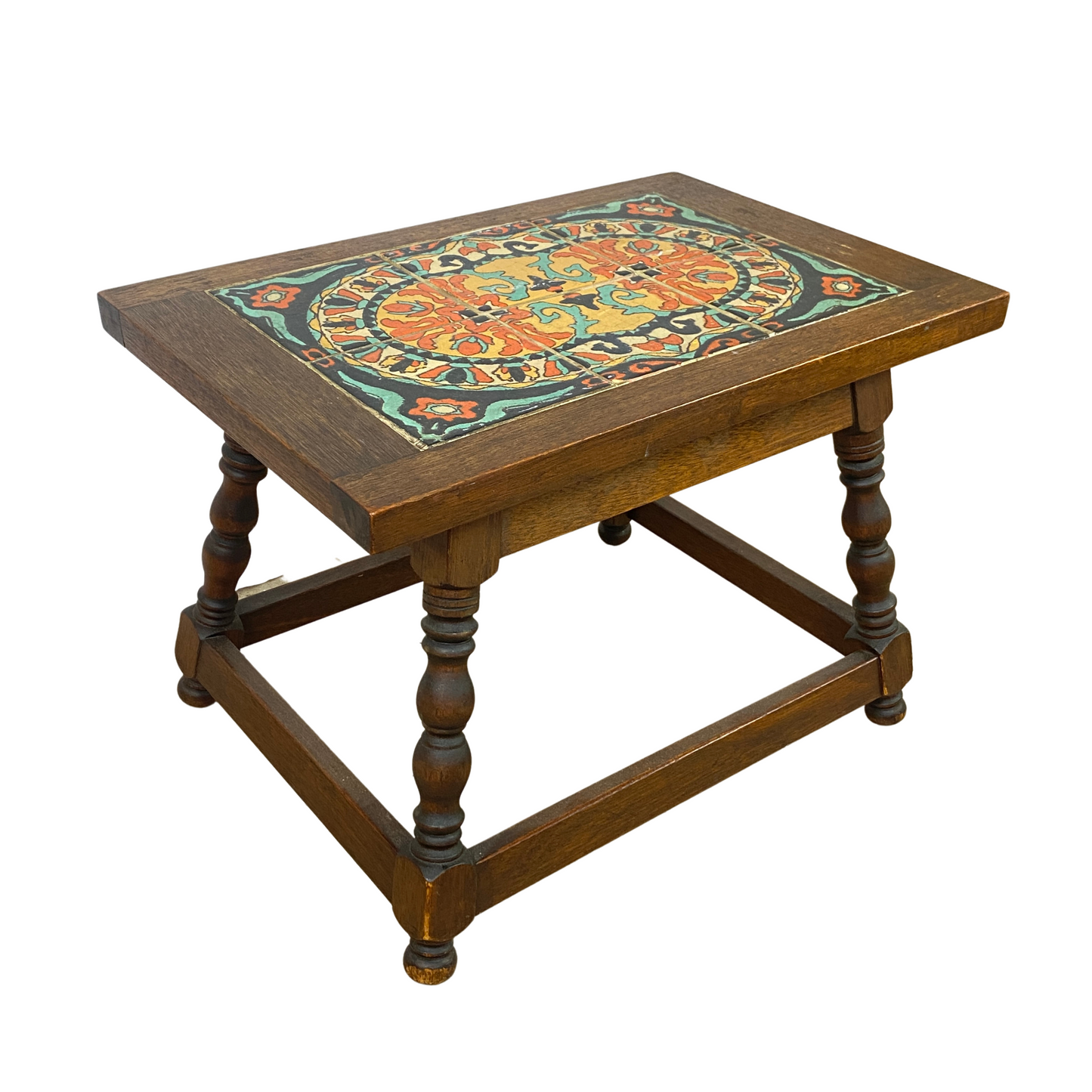 Antique Mission Arts & Crafts California Tile Top Coffee Table