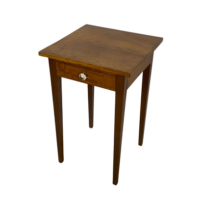 Antique Walnut Side Table w/ Drawer