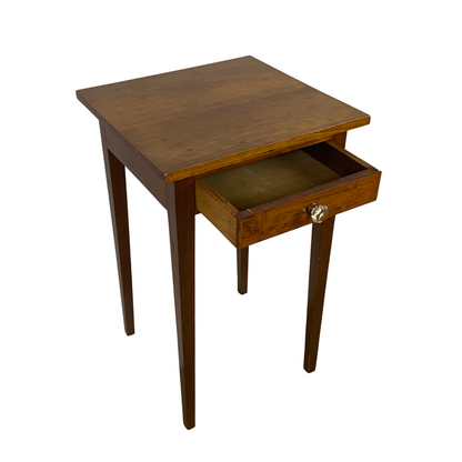 Antique Walnut Side Table w/ Drawer