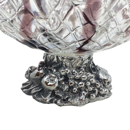Antica Cristalleria Murano Freeform Art Glass Centerpiece Bowl