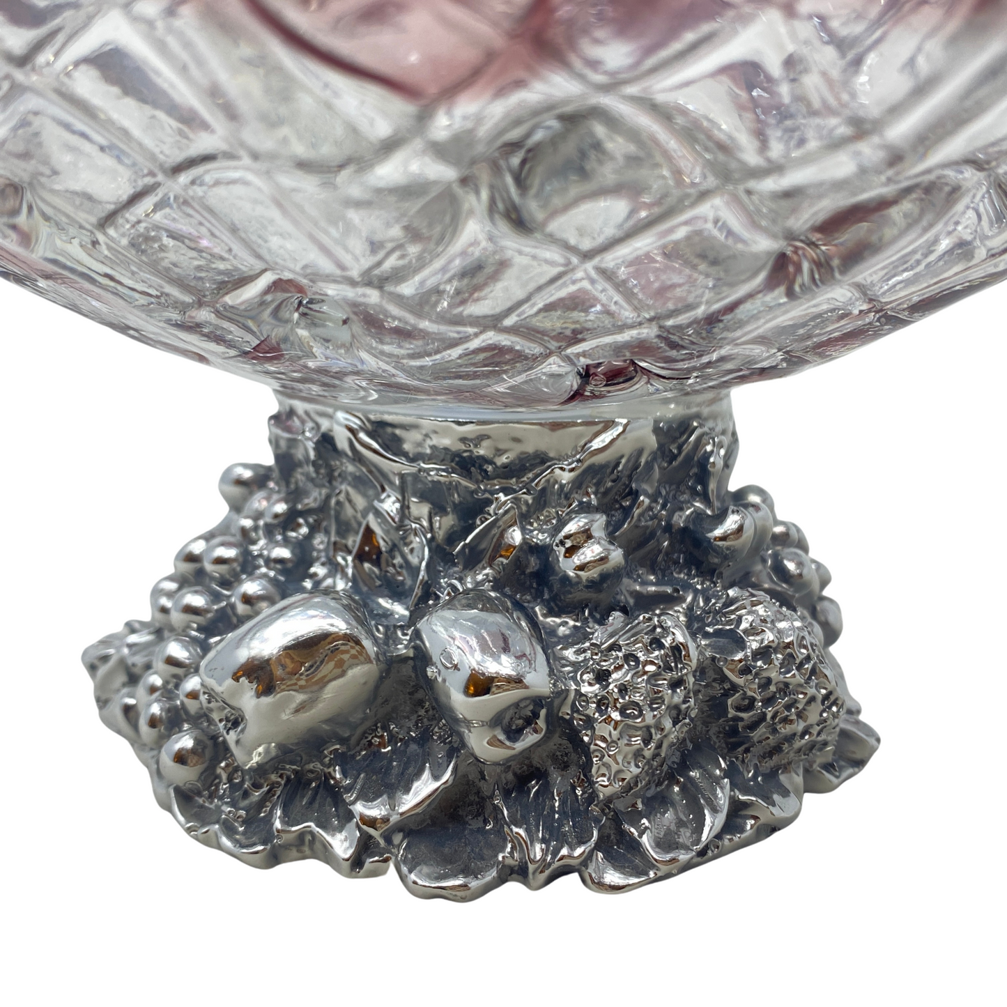 Antica Cristalleria Murano Freeform Art Glass Centerpiece Bowl