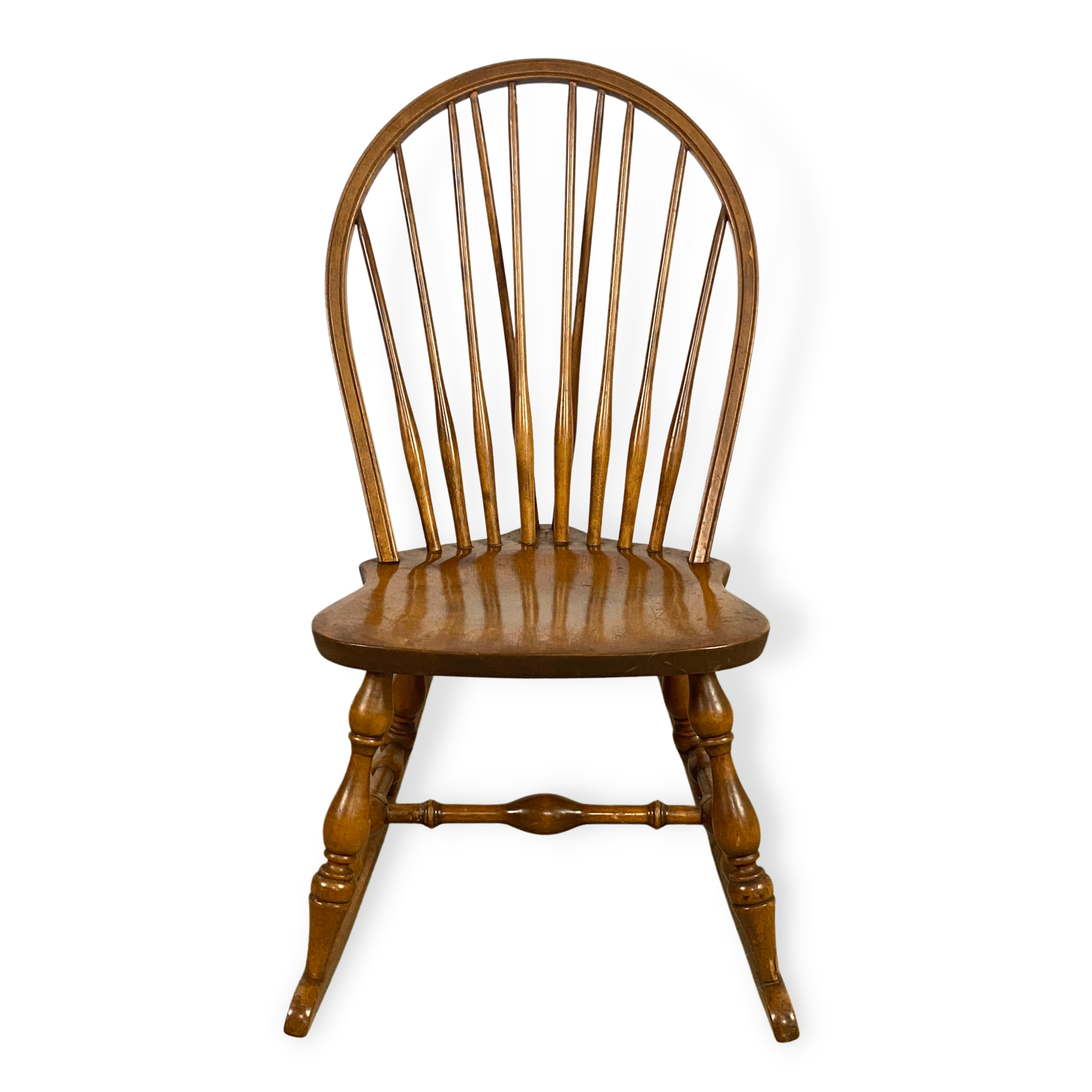 S. Bent u0026 Bros Vintage Maple Windsor Back Rocking Chair – Goodman's  Antiques u0026 Estate Jewelry