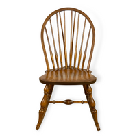 S. Bent & Bros Vintage Maple Windsor Back Rocking Chair