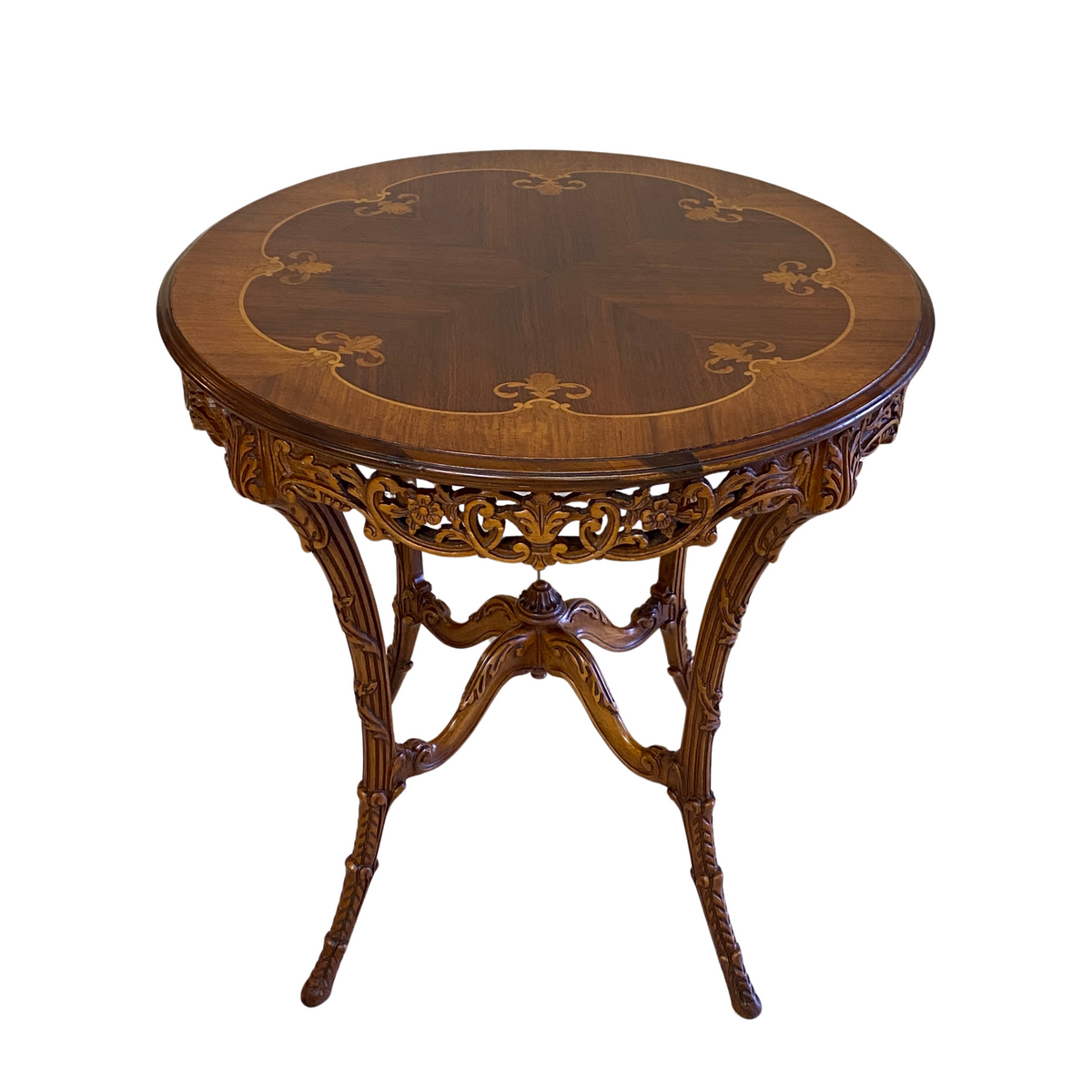 Italian Inlaid Marquetry / Parlor Table