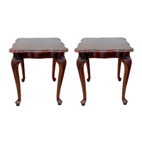 Knob Creek Chippendale Cherry End Tables