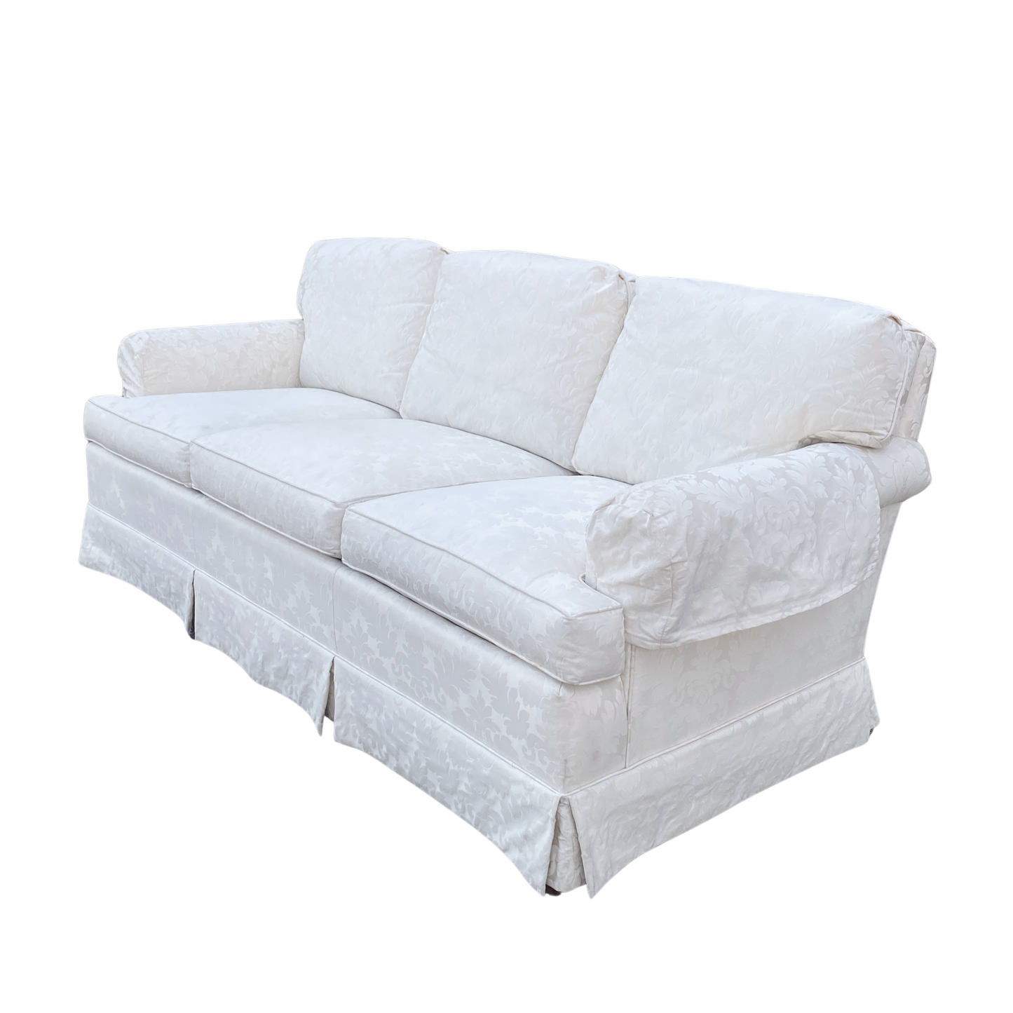 Hickory Chair Damask Sofa