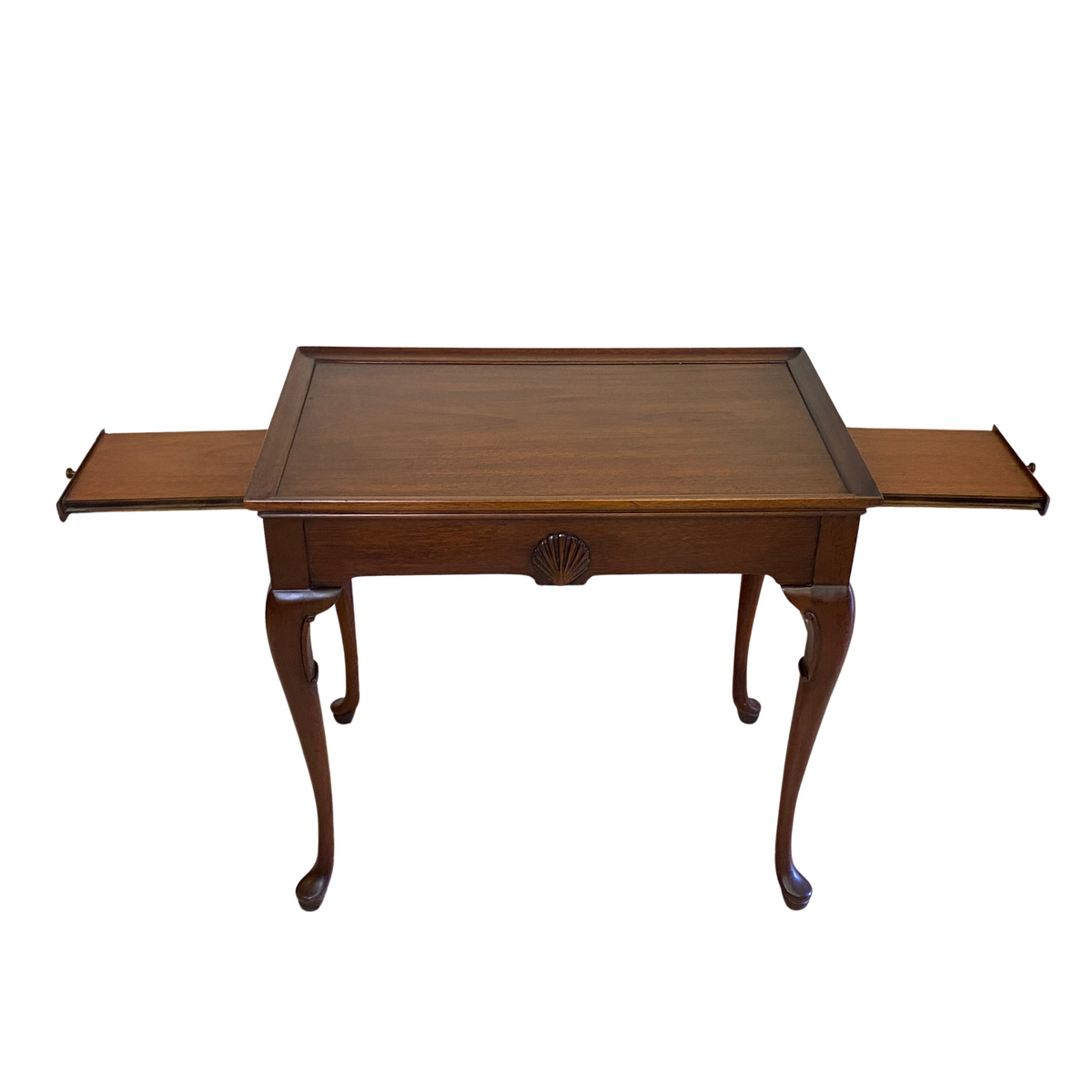 Queen Anne Shelled Mahogany Tea Table