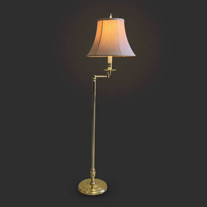 Baldwin Brass Swing Arm Floor Lamp