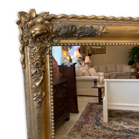 Linden Hall Foster VA Gilt Rose Mirror, ca. 1880