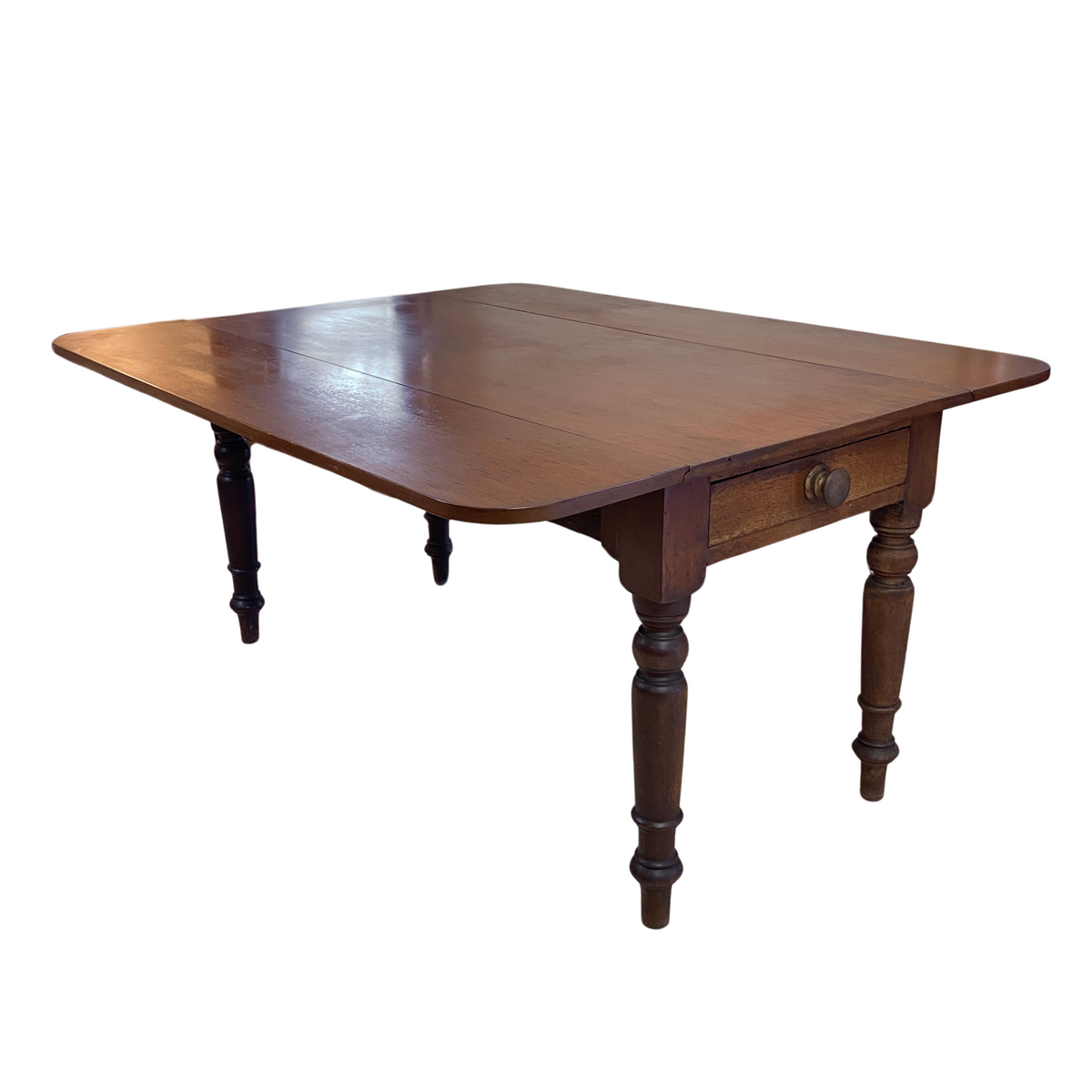 Three Board Drop-Side Farm Table, ca. 1840