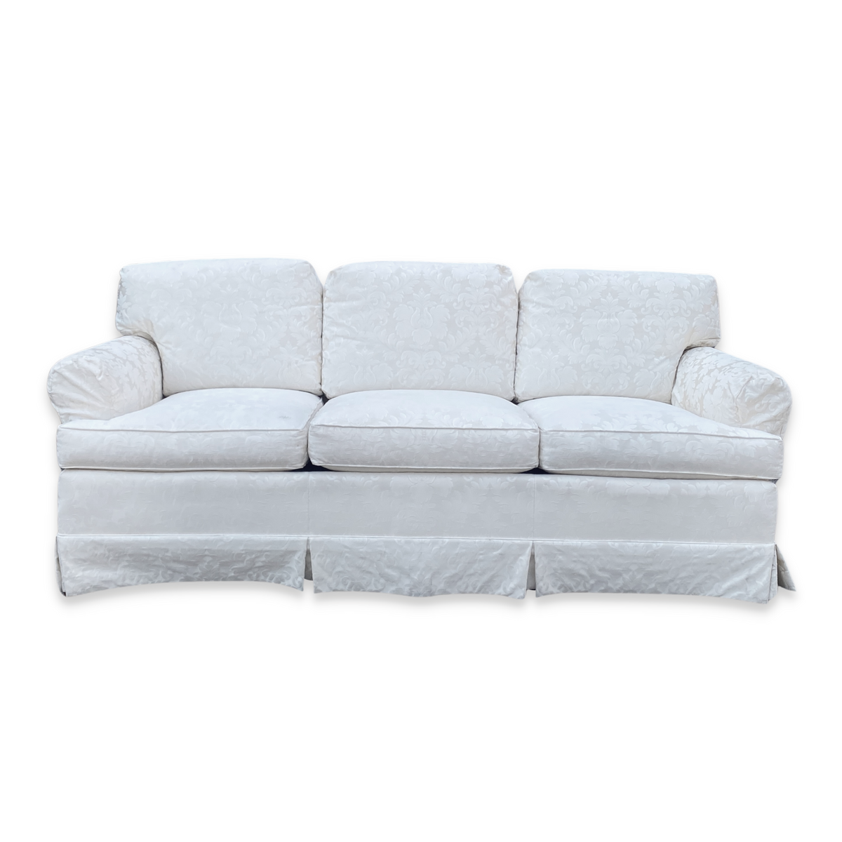 Hickory Chair Damask Sofa