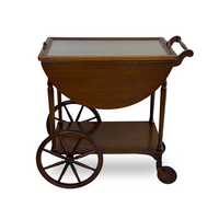 Paalman Mahogany Tea Cart / Wagon