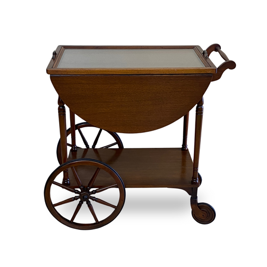 Paalman Mahogany Tea Cart / Wagon