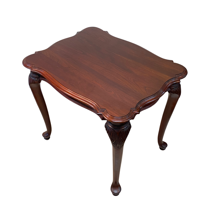 Knob Creek Chippendale Cherry End Tables