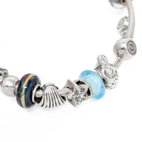 Chamilia Sterling Silver Nautical Sea Life Charm Bracelet