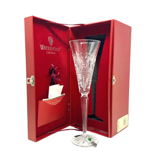 Waterford Crystal 12 Days of Christmas #1 Partridge in a Pear Tree Champagne