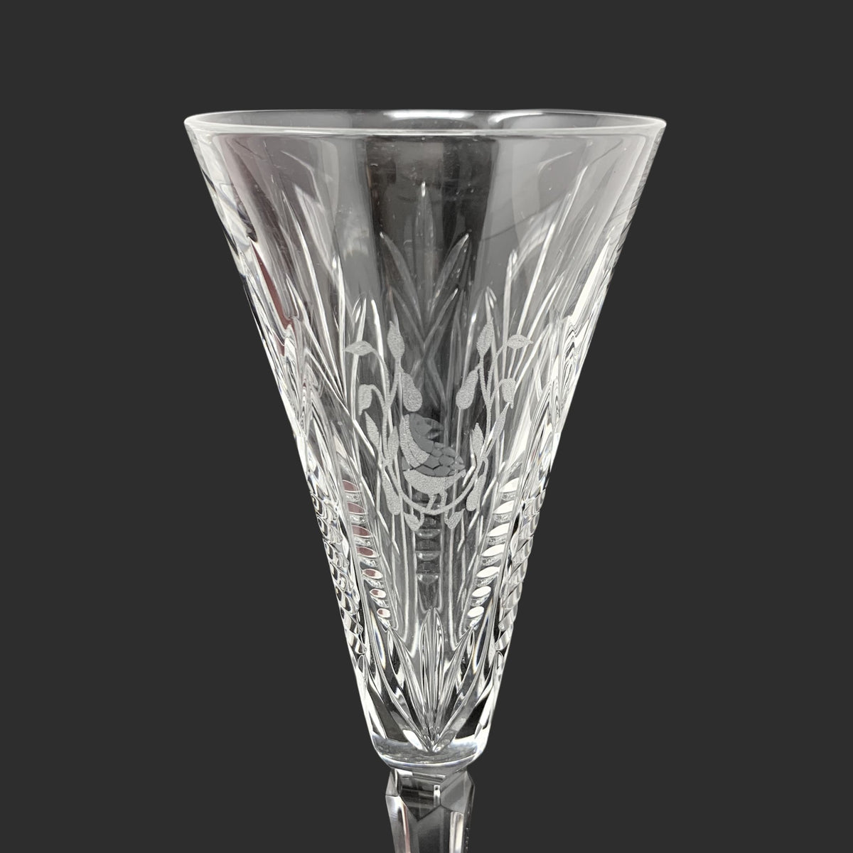 Waterford Crystal 12 Days of Christmas #1 Partridge in a Pear Tree Champagne