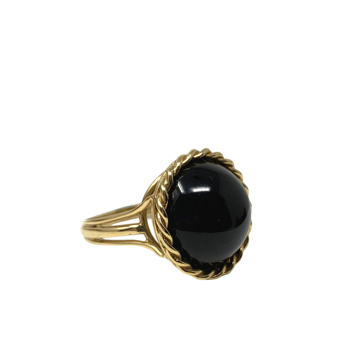 14K Gold & Onyx Ring