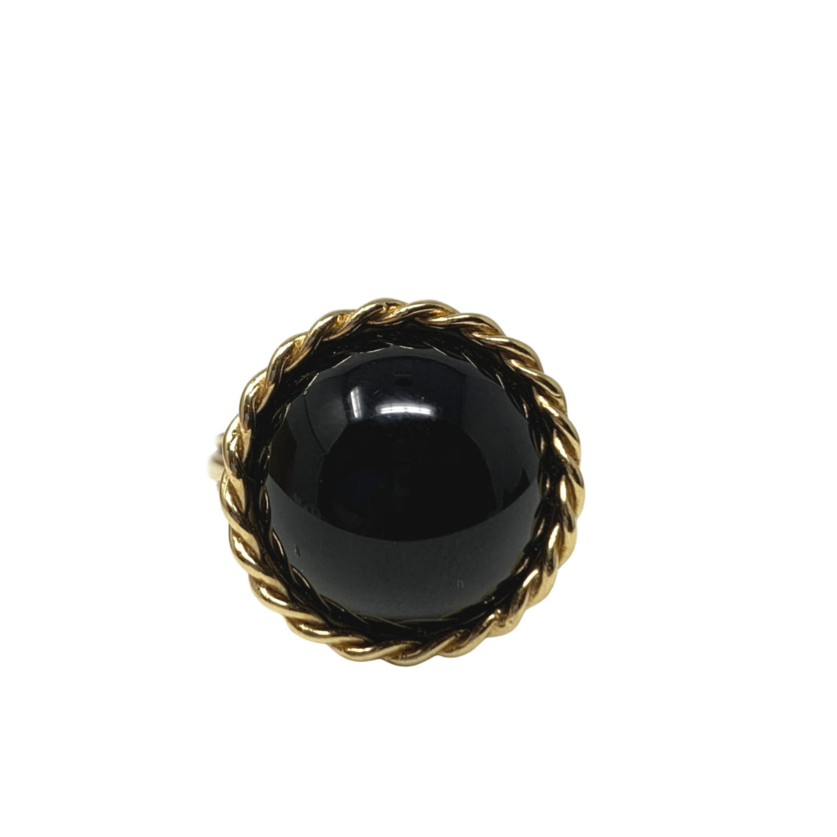 14K Gold & Onyx Ring