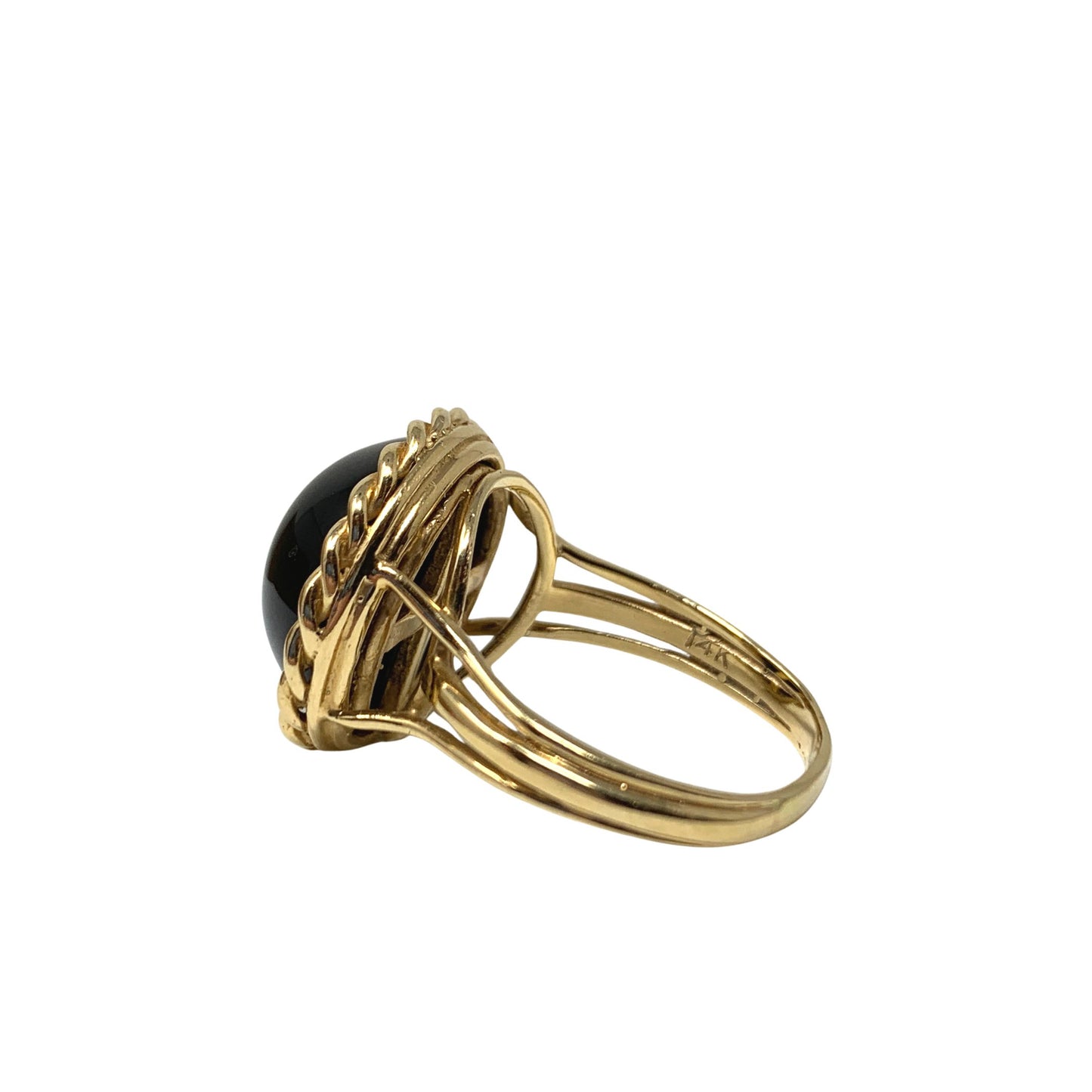 14K Gold & Onyx Ring