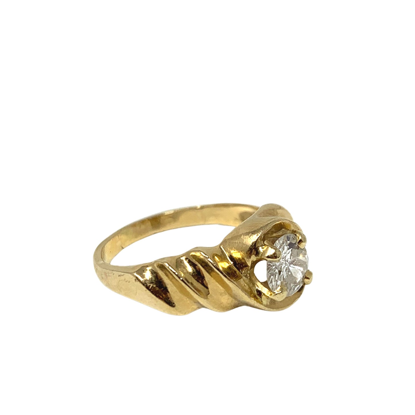 14K Gold .75ct Diamond Ring
