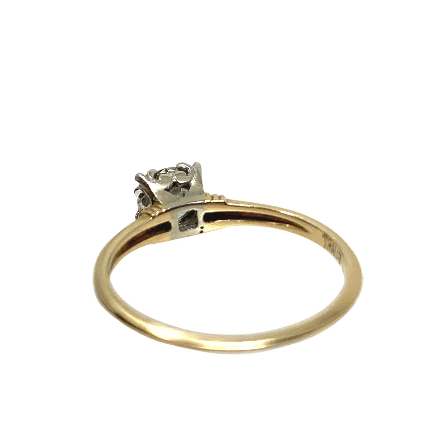 14K Gold "Orange Blossom" Diamond Ring by Traub