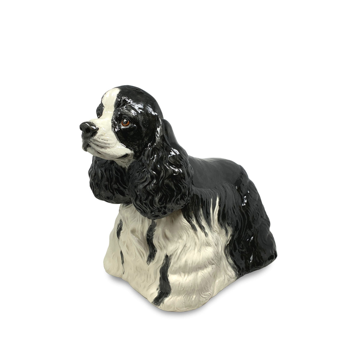 The Townsends Glazed Ceramic Life-Size Cocker Spaniel Dog