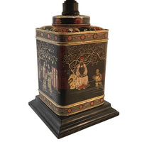 Fredrick Cooper Vintage Chinoiserie Tea Tin Lamp