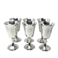 Stieff Sterling Silver Wine/Water Goblets (6)