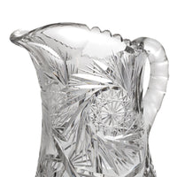 American Brilliant Cut Crystal Pitcher