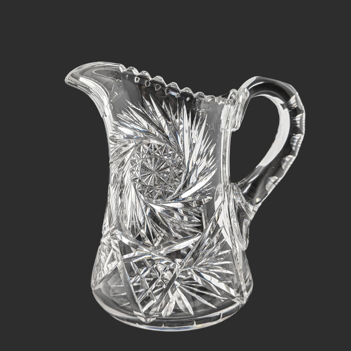 American Brilliant Cut Crystal Pitcher