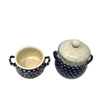 Pair of Polish Pottery Two-Handled Pots