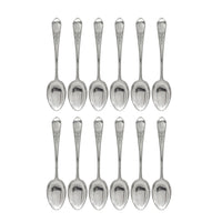 Lunt Early American Sterling Silver "C" Monogrammed Demitasse Spoons (12)