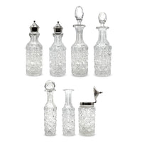 Charles Boyton & Son 1883 London Sterling/Crystal Cruet Set