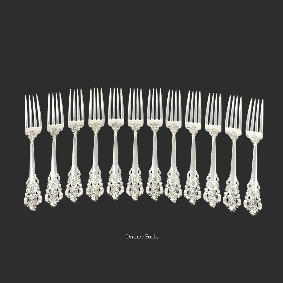 Wallace Grande Baroque Sterling 148pc Flatware Set