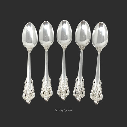 Wallace Grande Baroque Sterling 148pc Flatware Set