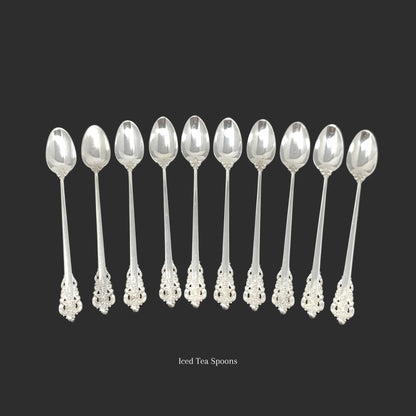 Wallace Grande Baroque Sterling 148pc Flatware Set