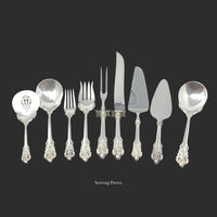 Wallace Grande Baroque Sterling 148pc Flatware Set