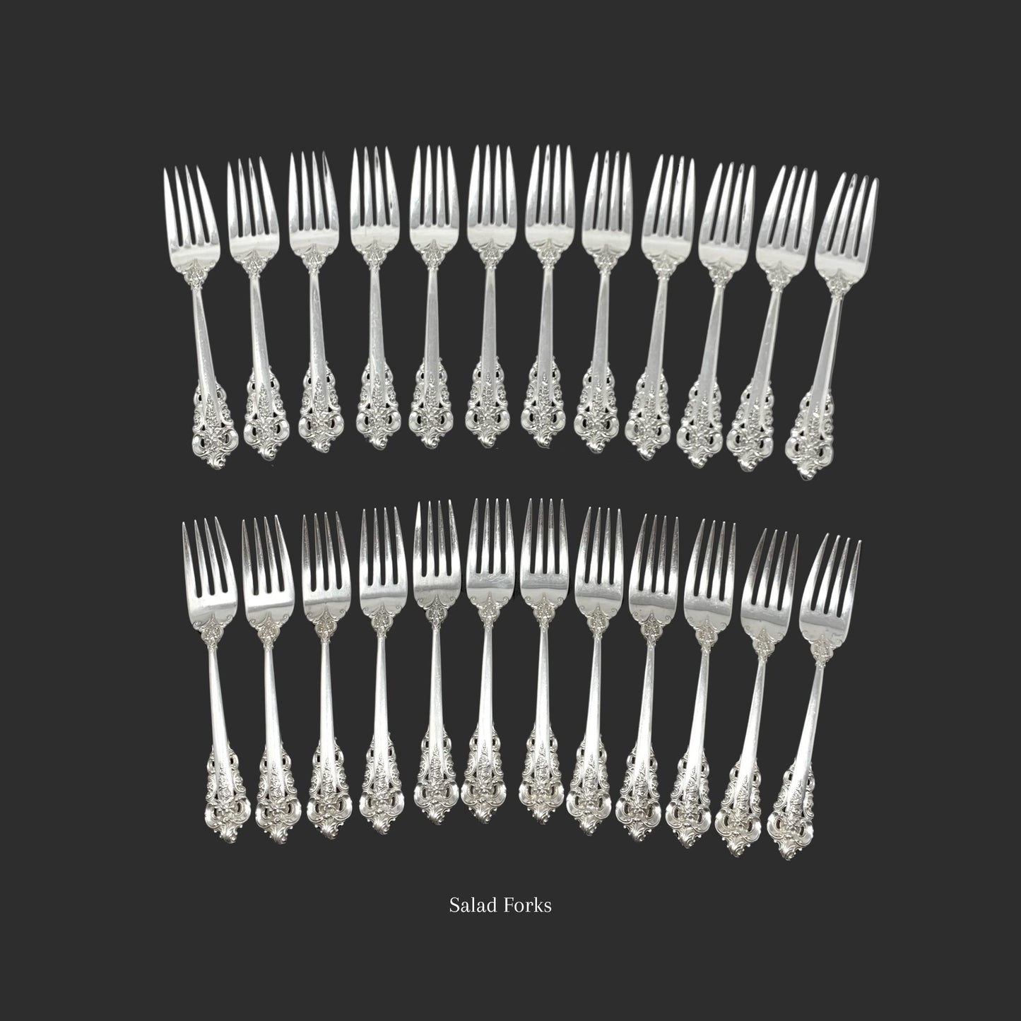 Wallace Grande Baroque Sterling 148pc Flatware Set