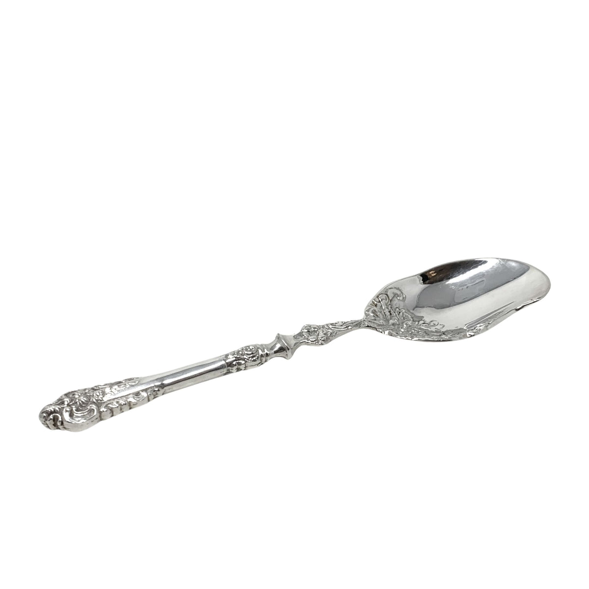 Wallace Grande Baroque Sterling Large Solid Scallop Serving Spoon